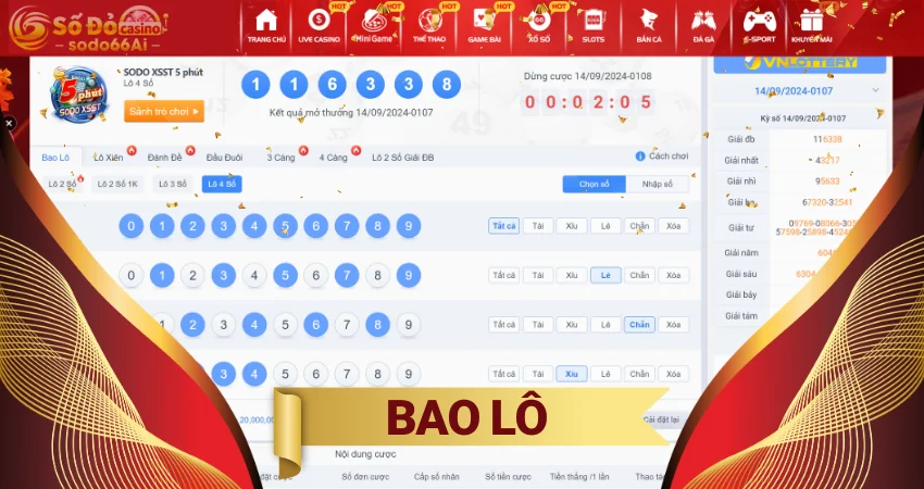 Bao Lô - Hình Thức Chơi Xổ Số Được Nhiều Lô Thủ Áp Dụng