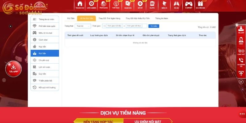 Dễ dàng theo dõi các khoản tiền qua tính năng xem lại lịch sử