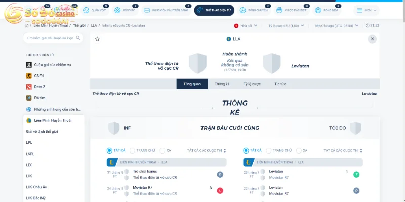 Đôi nét sảnh CR Esports tại SODO