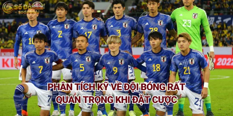 Phân tích kỹ về đội bóng rất quan trọng khi đặt cược