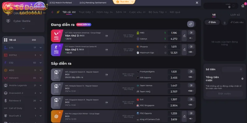 Tận hưởng đồ họa sảnh IM Esports vô cùng sống động 