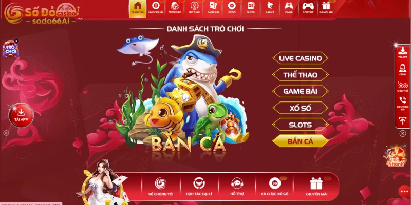 Thỏa sức trải nghiệm tựa game yêu thích của bạn tại Sodo casino