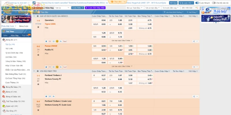 Thử thách với cá độ bóng đá những trận cầu đỉnh cao tại SODO