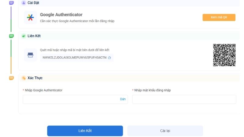 xác thực 2fa sodo66
